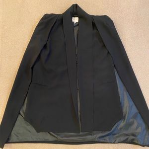 Audrey 3+1 Black Blazer/Cape